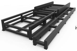 LASER CUTTING MACHINE BED FABRICATION